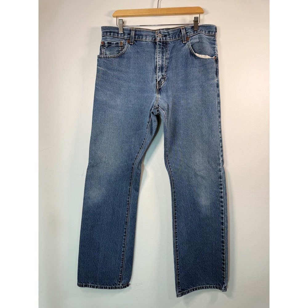Levi's Jeans Men 36x33 517 Bootcut Blue Medium Wash Chore Work Cowboy RanchEUC